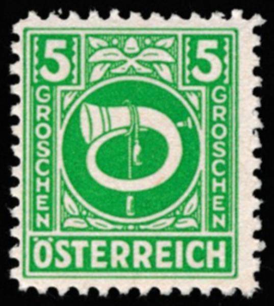ANK 0697-0713 Posthorn 1945 complete set